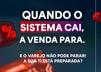 Quando o sistema cai, a venda para