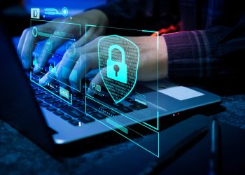 Technology security concept safety digital protection system